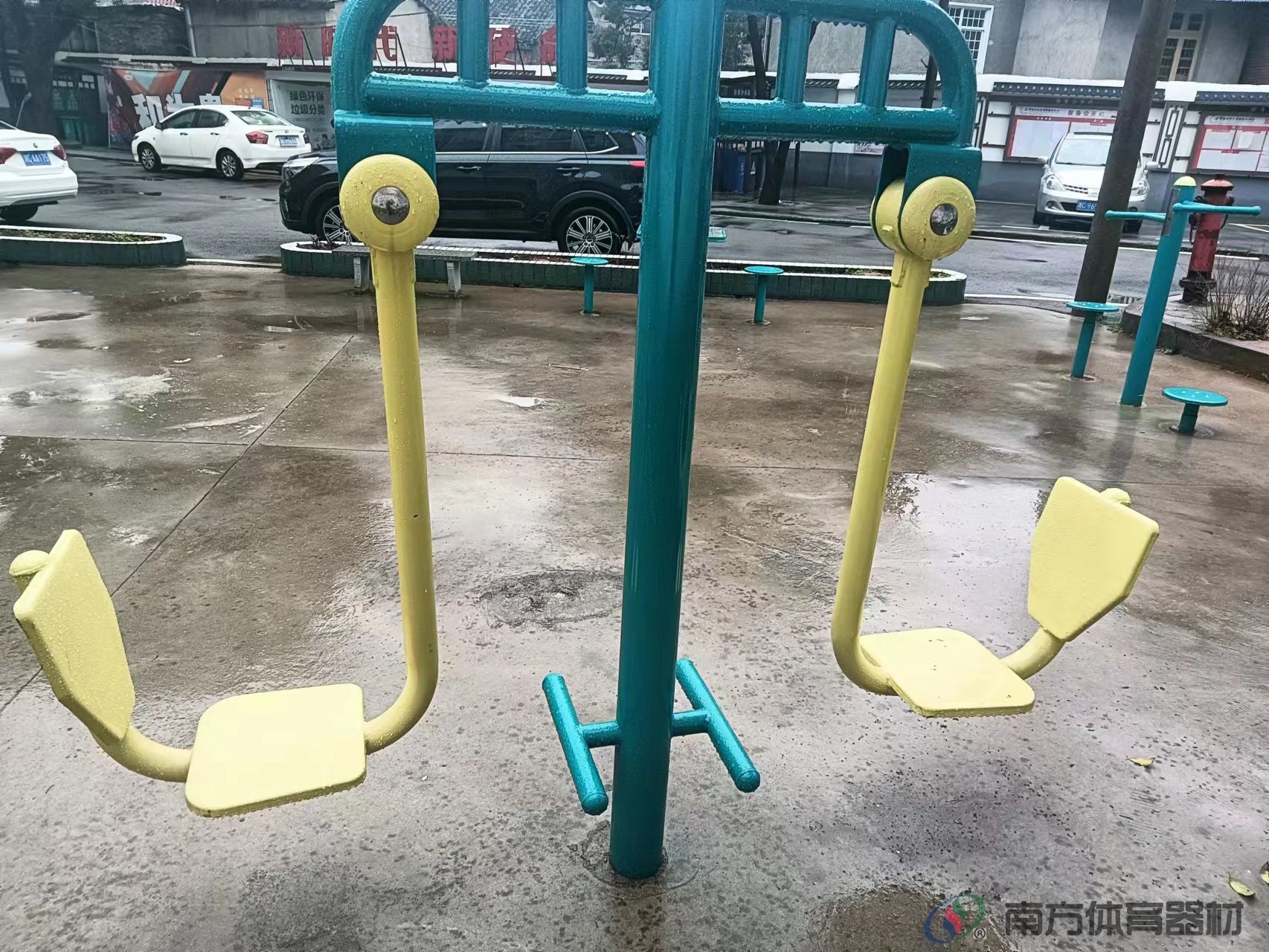 二人蹬力器 湖南省湘潭市雨湖区城正街街道熙春路社区居委会熙春路社区晨晚练点全民健身路径工程(图6)