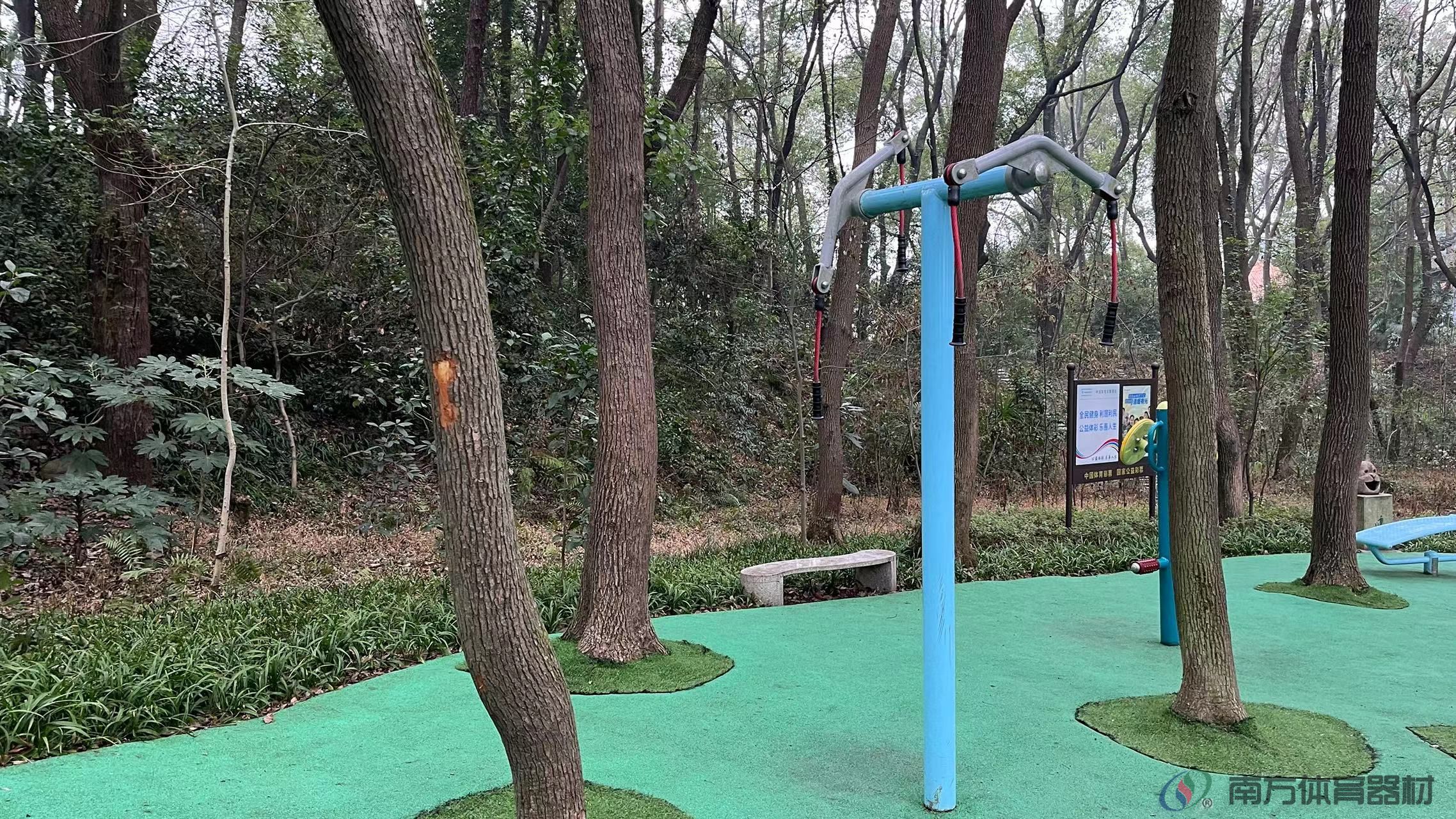 上肢牵引器 湖南省常德市武陵区德山街道乾明寺居委会乾明寺社区孤峰公园全民健身路径工程(图3)