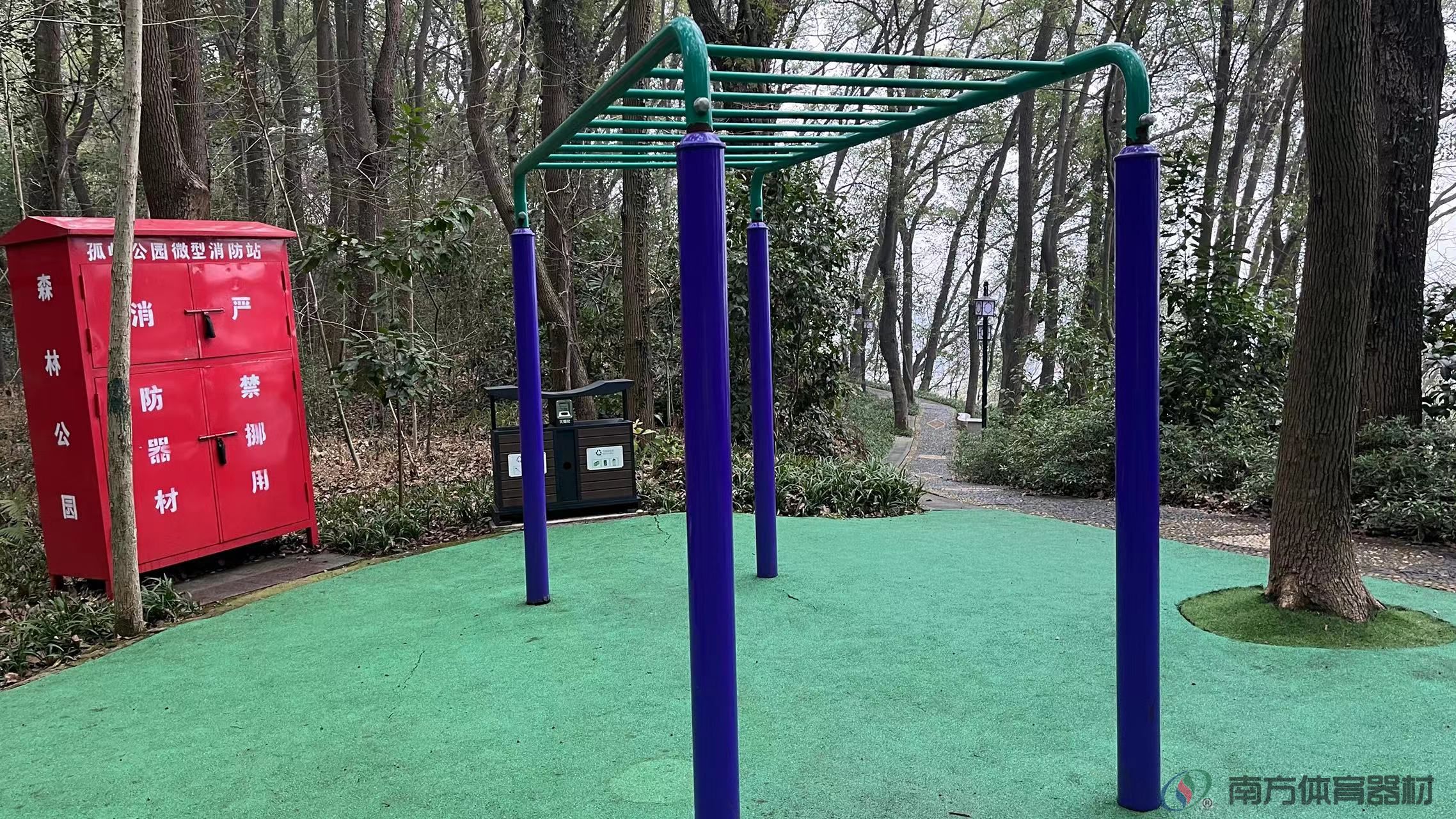 高低杠 湖南省常德市武陵区德山街道乾明寺居委会乾明寺社区孤峰公园全民健身路径工程(图12)